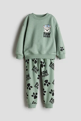2-piece Printed Sweatsuit