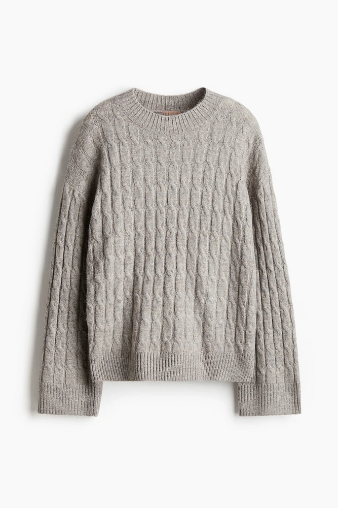 Cable-Knit Sweater