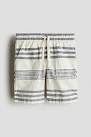 Linen-Blend Shorts