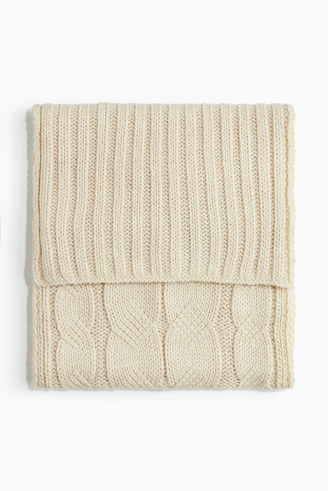 Cable-Knit Scarf