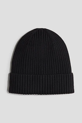 Rib-Knit Beanie