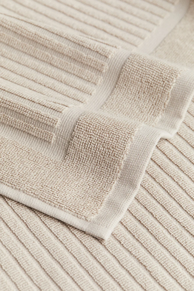 Serviette en coton éponge