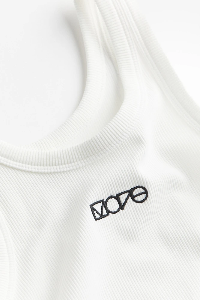 Seamless Sports Cropped Tank Top DryMove™