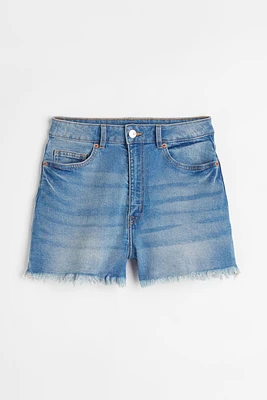 High Waist Denim Shorts