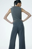 Wide-leg Dress Pants