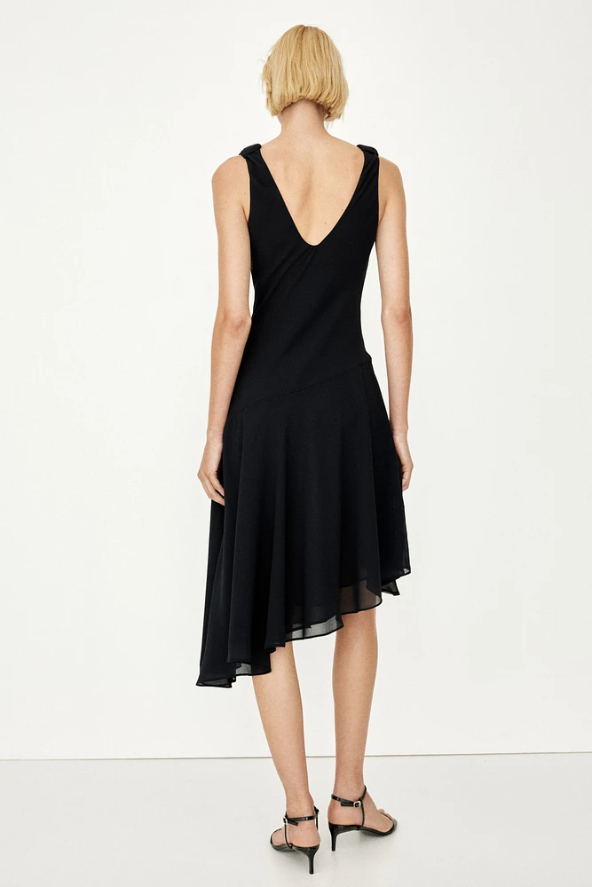 Robe à encolure bénitier