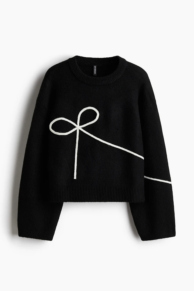 Appliquéd Sweater