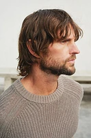 Regular-Fit Short-Sleeved Sweater