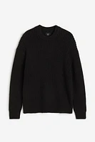 Loose Fit Rib-knit Sweater