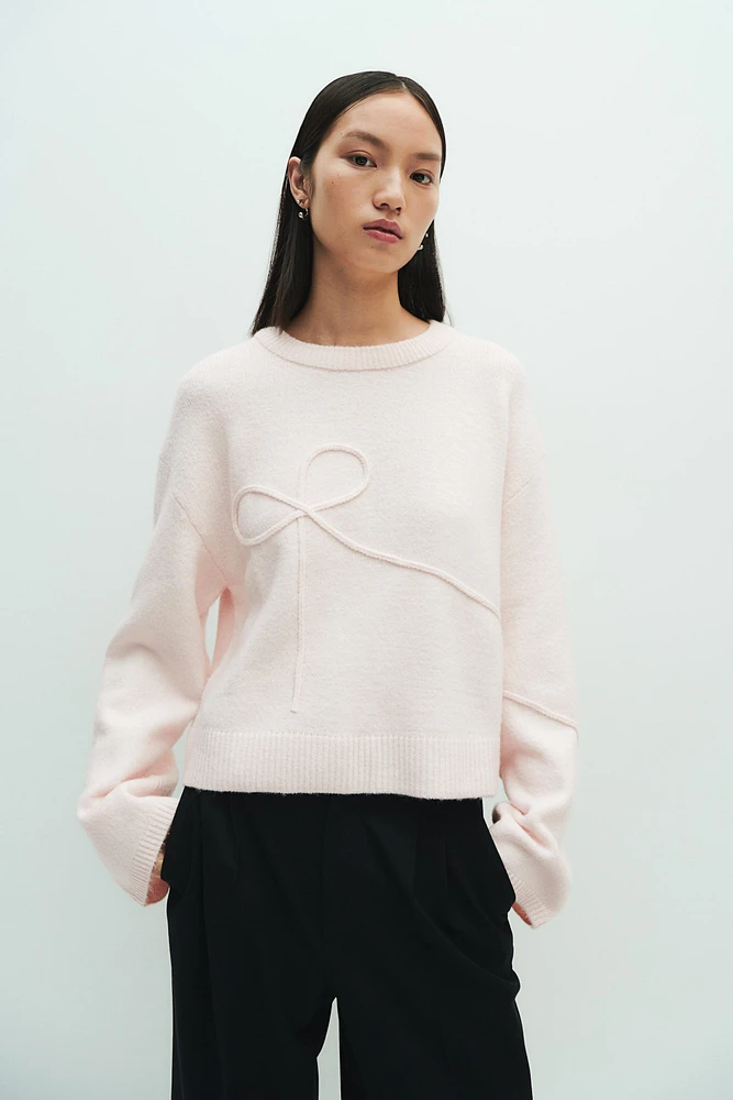 Appliquéd Sweater