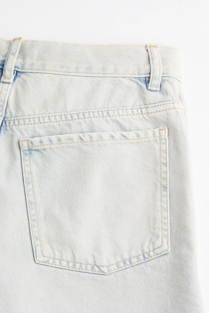 High Waist Denim Shorts