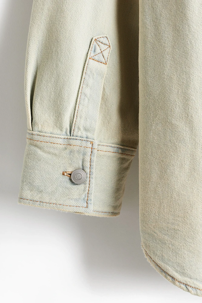 Chemise ample en denim