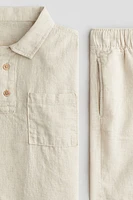 2-Piece Linen-Blend Set