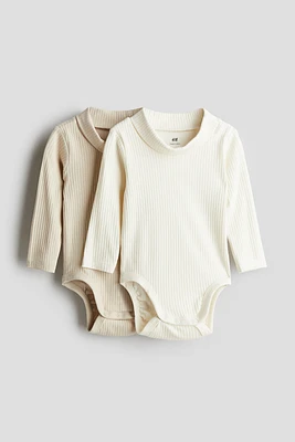 2-pack Ribbed Turtleneck Bodysuits