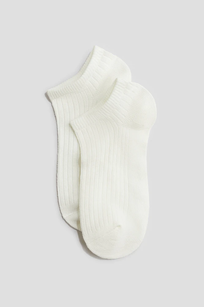 5-Pack Rib-Knit Ankle Socks