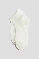 5-Pack Rib-Knit Ankle Socks