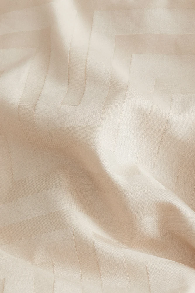 Parure de couette lit simple en satinette coton