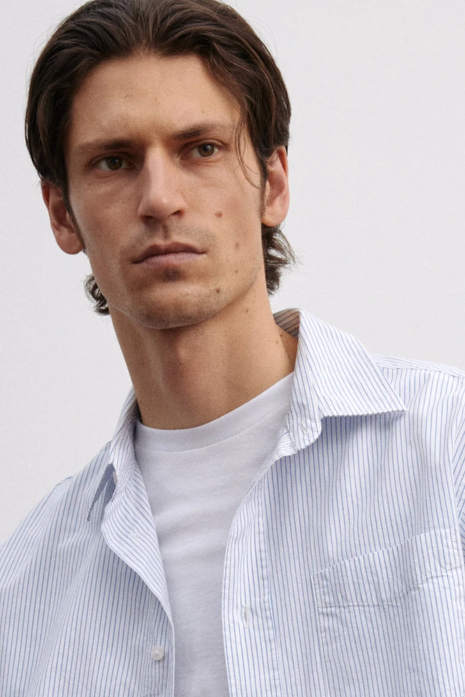 Chemise classique en popeline