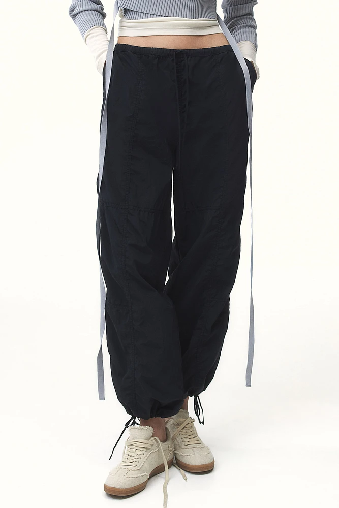 Nylon Parachute Pants