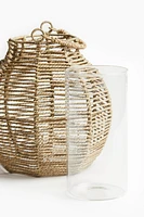 Seagrass Candle Lantern
