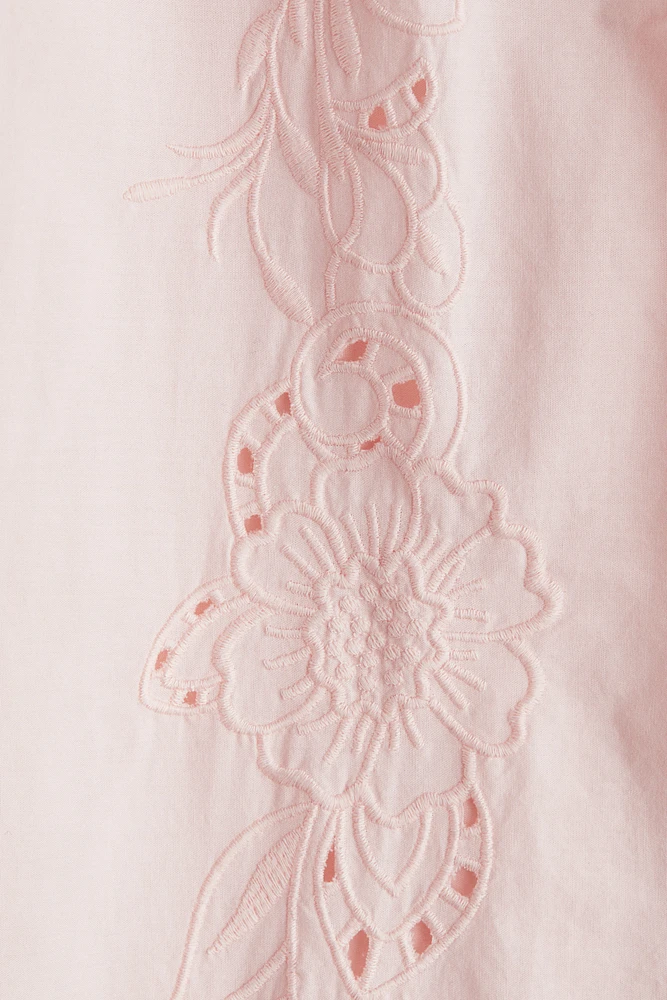Embroidered Pajama Pants