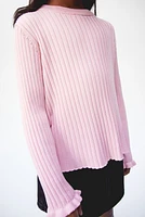 Rib-knit Sweater