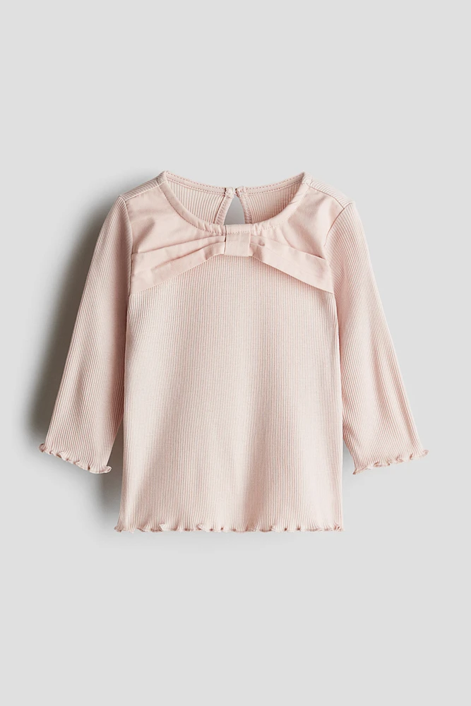 Haut en jersey avec boucle