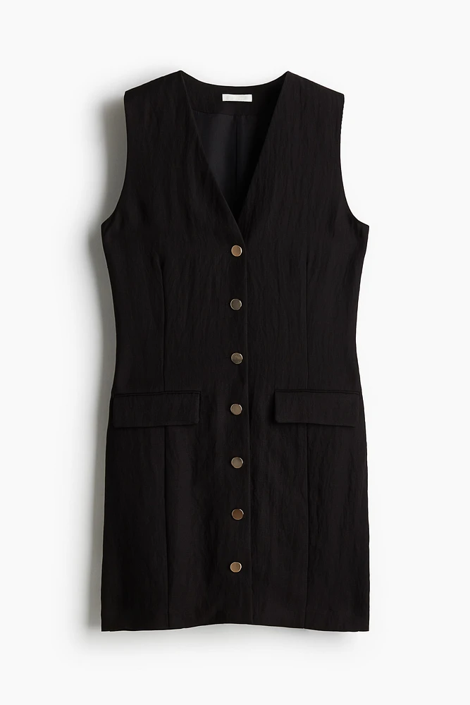 Button-Front Dress