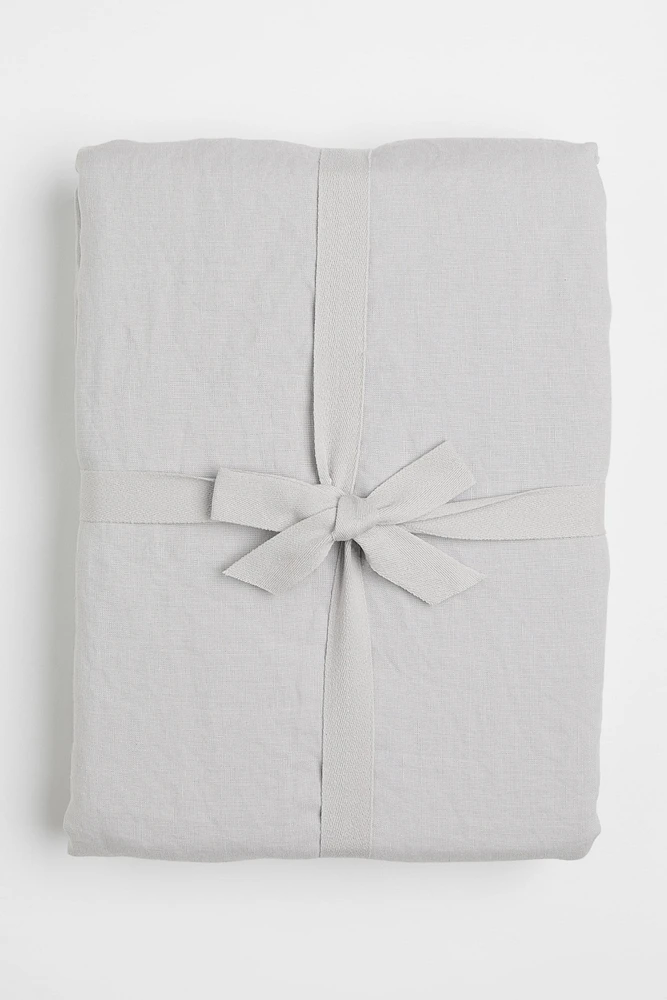 Linen Twin Duvet Cover Set