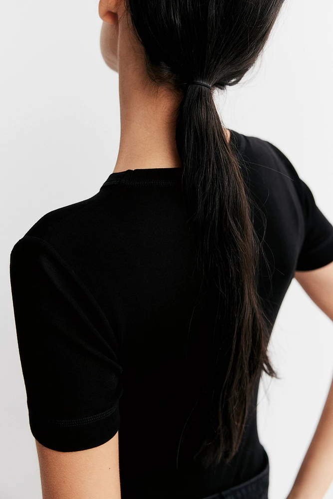 T-shirt en laine