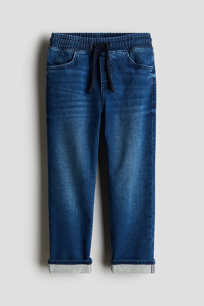 Pantalon de jogging en denim coton
