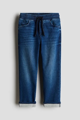 Pantalon de jogging en denim coton