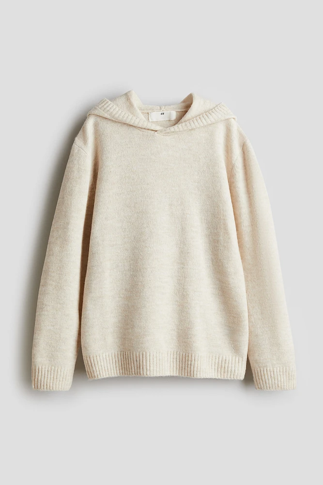 Fine-Knit Hoodie