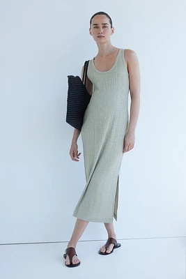 MAMA Rib-knit Dress