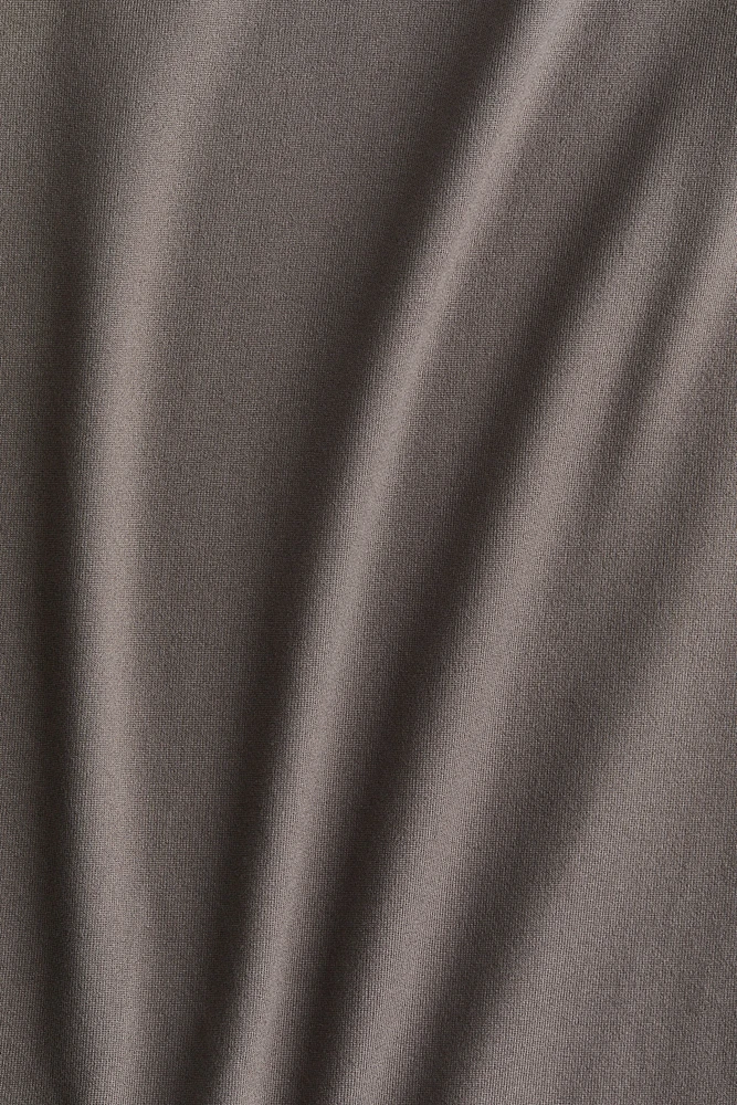 Mock Turtleneck Maxi Dress
