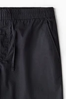 Relaxed-Fit Poplin Pants