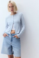 Pointelle Jersey Cardigan