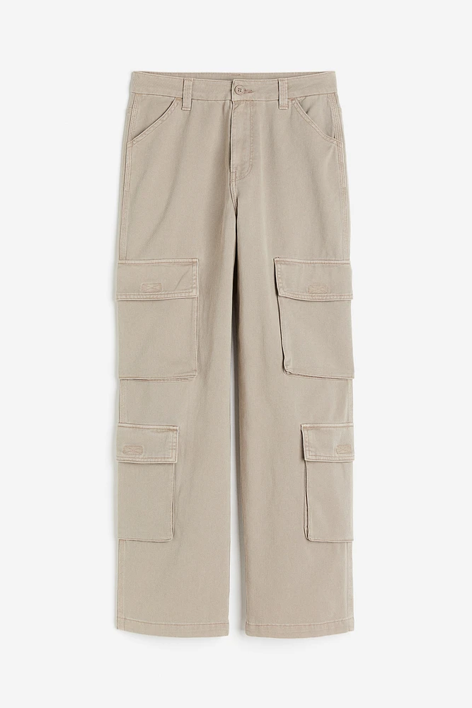 Twill Cargo Pants