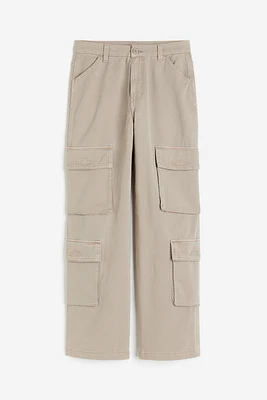 Twill Cargo Pants