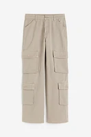 Twill Cargo Pants