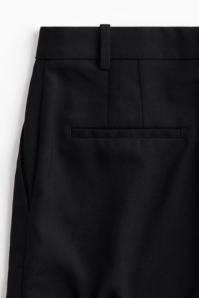 Straight-Cut Dress Pants