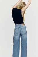 Ava Ultra High Rise Wide Leg Jeans