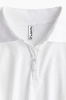 Ribbed Polo Shirt