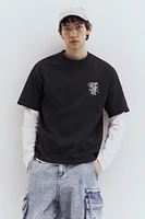 Loose Fit Printed T-shirt