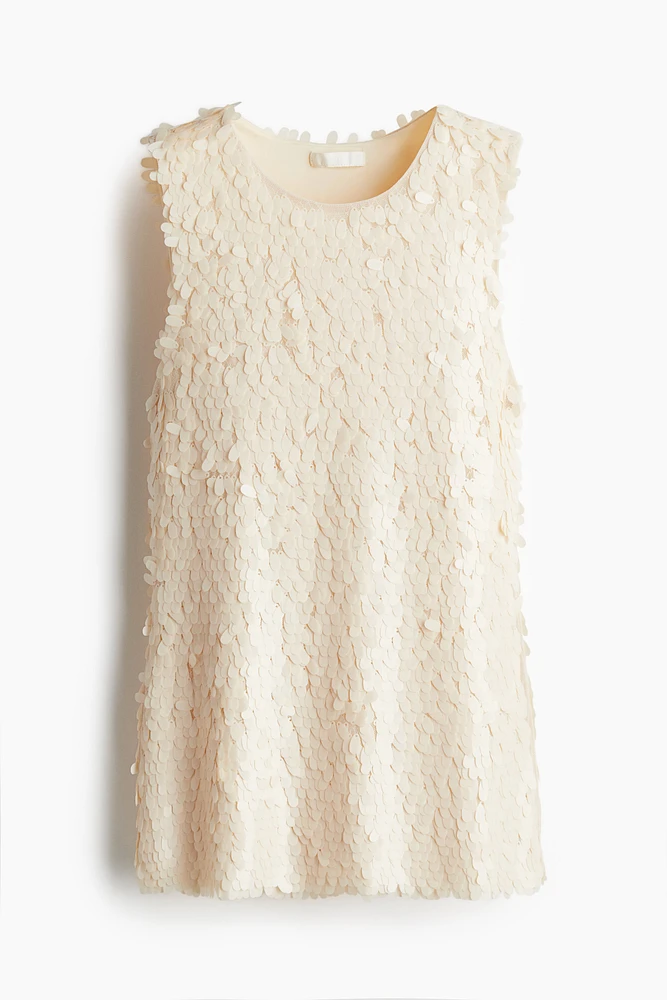 Sequined Sleeveless Top