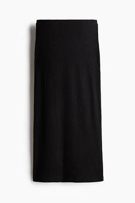 Ribbed Midi Skirt