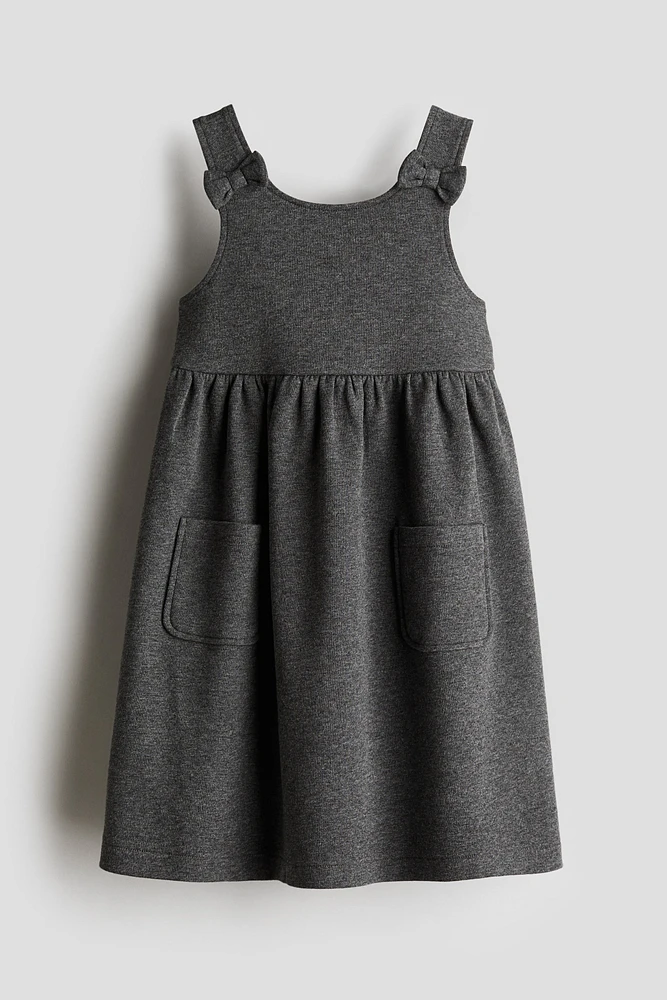 Robe scolaire en jersey avec nœuds
