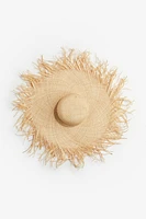 Frayed Straw Hat