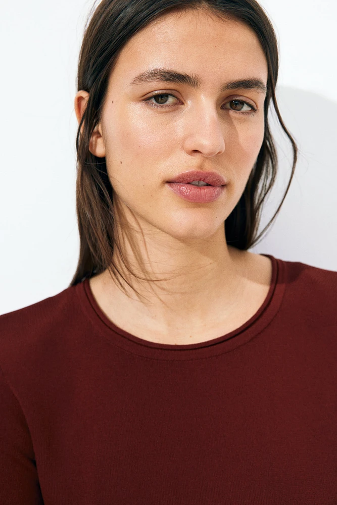 T-shirt en tricot fin