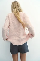 Fluffy-Knit Sweater